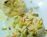 A picture of step 5 of Kesar Pista kulfi.