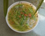 Hình bước làm 3 của món Canh bầu nấu tôm