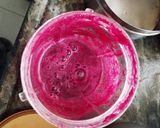 A picture of step 1 of Beetroot dosa.
