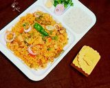 A picture of step 7 of Chicken Veg Pulao.