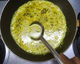 A picture of step 3 of Khandvi.