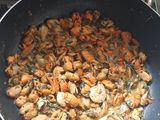 Mejillones con arroz a la provenzal