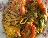 Gambar langkah 3 resipi Mee Leftover Shellout.