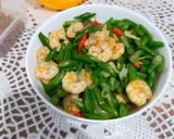 Foto langkah ke 6 dari resep Tumis Buncis Udang Saos Tiram.