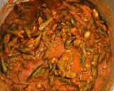 A picture of step 4 of French beans gravy.