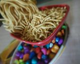 A picture of step 5 of Simple Gathiya Sev.