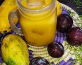 A picture of step 7 of Mango Plum Peaches Mocktail 🍑🥭 🫐.