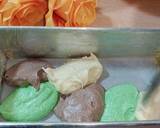 Marmer butter cake 3 telur langkah memasak 6 foto