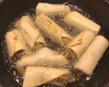 Hình bước làm 4 của món Chả giò trong,ngoài sake