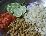 A picture of step 1 of Chana chaat.