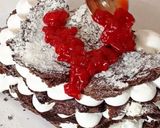 Foto langkah ke 6 dari resep Chocolate Bread Mille-Feuille | kreasi leftover roti tawar coklat.