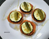 Foto del paso 7 de la receta: Canapé de sobrasada, calabacín y gelatina de Pedro Ximénez
