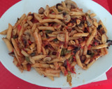 Foto del paso 3 de la receta: Salteado de macarrones, verdura y pollo