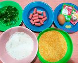 Foto langkah ke 1 dari resep Sosis Gulung Nasi.
