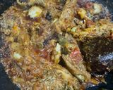 A picture of step 4 of Tandoori chicken broast biryani.