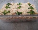 A picture of step 8 of Veg Au gratin and Garlic herb toast.