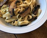 A picture of step 3 of 🍝 Portobello mushroom & anchovy pasta.