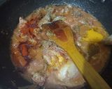 A picture of step 2 of Chicken in my style 😋.