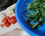 Foto langkah ke 1 dari resep Mie kangkung Terasi/belacan.