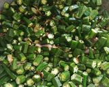 भिंडी भुजिया (Bhindi Bhujiya recipe in Hindi) रेसिपी चरण 3 फोटो