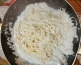 Foto del passaggio 5 della ricetta Spaghetti alla crema di ricotta tonno e prezzemolo