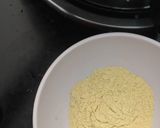 Hình bước làm 1 của món Bột mặn nấu mồng tơi(bé ăn dặm)
