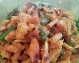 Foto langkah ke 7 dari resep Cumi asin tempe kemangi.