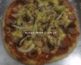 Foto langkah ke 5 dari resep Pizza Eggless.