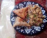 A picture of step 4 of Aloo ka samosa.