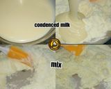 A picture of step 3 of Instant Kesar Peda.