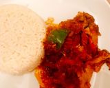 A picture of step 10 of Fresh chicken leg in bell peppers sauce.