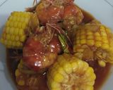 Foto langkah ke 6 dari resep Udang saos padang.