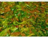 A picture of step 5 of Qeema shimla mirch #cookpadsehri.