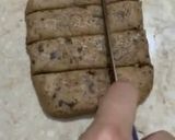 A picture of step 6 of Square milk choco cookies in a cookie dough batter.