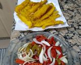 Foto del paso 8 de la receta: Filetitos de lenguado con masa orly y patatas asadas
