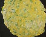 A picture of step 2 of Methi jowar Thepla.