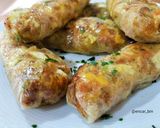 Foto del paso 7 de la receta: Rollitos de arroz vegetales con anchoa y huevo en airfryer