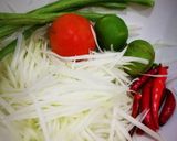 รูปขั้นตอนการทำที่ 1 ของ ส้มตำกะปิ
