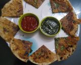 લેફ્ટ ઓવર રોટલી પુડલા (Left Over Rotli Pudla Recipe In Gujarati) રેસીપી સ્ટેપ3ફોટો