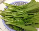 Hình bước làm 2 của món Canh Cải Bẹ Xanh (cải đắng)