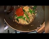 A picture of step 6 of Chicken 65.