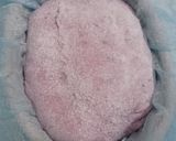 Foto langkah ke 15 dari resep Ubi Ungu Jinten Hitam Sourdough Bread.