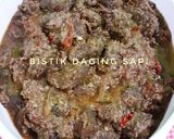 Foto langkah ke 8 dari resep Bistik Daging Sapi.