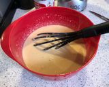 A picture of step 1 of Coconut flan.