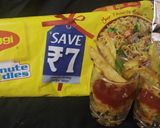 पोटैटो मैगी (potato maggi recipe in Hindi) रेसिपी चरण 2 फोटो