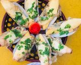 Hình bước làm 3 của món Tu hài nướng mỡ hành