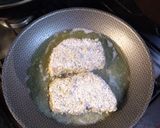 Foto del paso 2 de la receta: Milanesitas de lomo de cerdo rebozadas de avena, con puré de coliflor