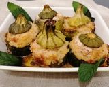 Foto del passaggio 6 della ricetta Cestini di zucchine ripieni di riso👩‍🌾