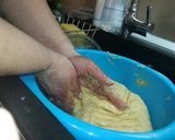 Φωτογραφία βήματος 7 της συνταγής Πασχαλινά τσουρέκια Αργυρώς Μπαρμπαρίγου αφράτα Νο 1.!! #Πάσχα