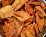 A picture of step 2 of Elephant Yam Fry.